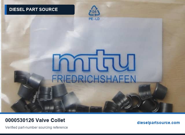 MTU 396 Parts | 0000530126 | VALVE COLLET