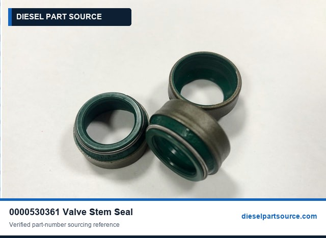 MTU 396 Parts | 0000530361 | VALVE STEM SEAL