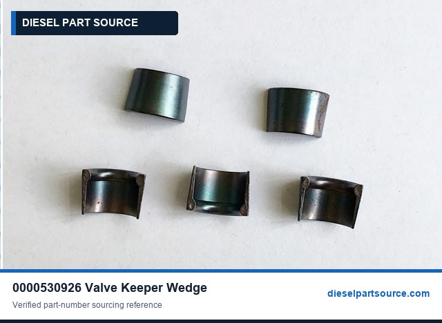 MTU 4000 Parts | 0000530926 | VALVE KEEPER WEDGE