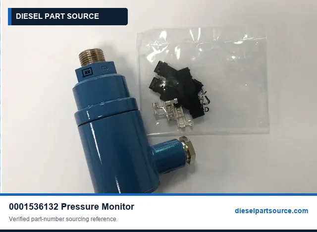 MTU 396 PARTS | 0001536132 | PRESSURE MONITOR
