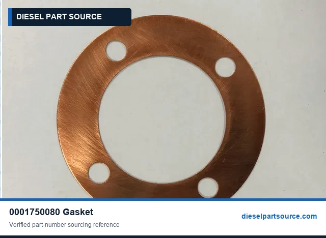 MTU 396 PARTS | 0001750080 | GASKET