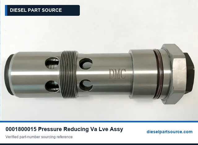 MTU 4000 PARTS | 0001800015 | PRESSURE REDUCING VA LVE ASSY.