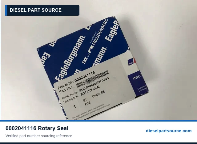 MTU 956/1163 PARTS | 0002041116 | ROTARY SEAL