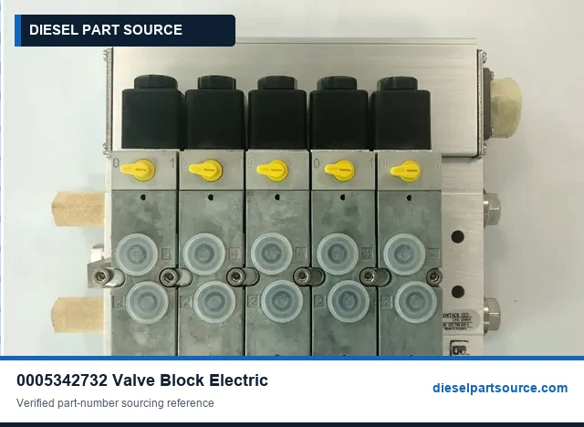 MTU 956/1163 PARTS | 0005342732 | VALVE BLOCK ELECTRIC