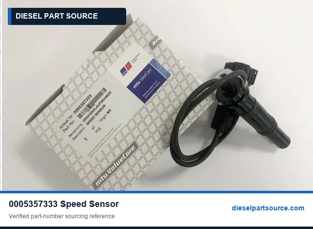 MTU 4000 ENGINE PARTS | 0005357333 | SPEED SENSOR