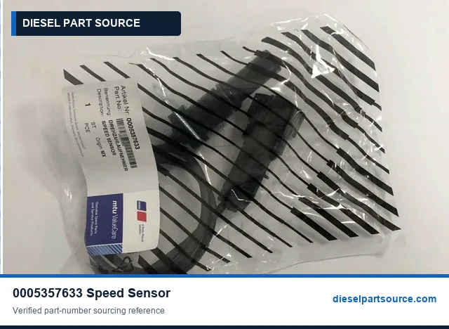 MTU 4000 ENGINE PARTS | 0005357633 | SPEED SENSOR