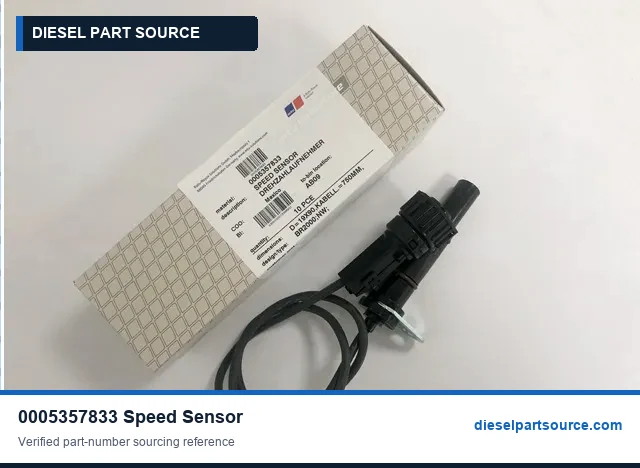 MTU 4000 ENGINE PARTS | 0005357833 | SPEED SENSOR
