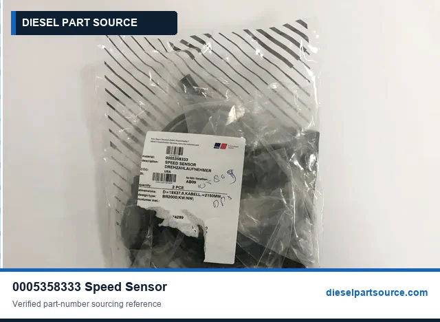 MTU 2000 ENGINE PARTS | 0005358333 | SPEED SENSOR