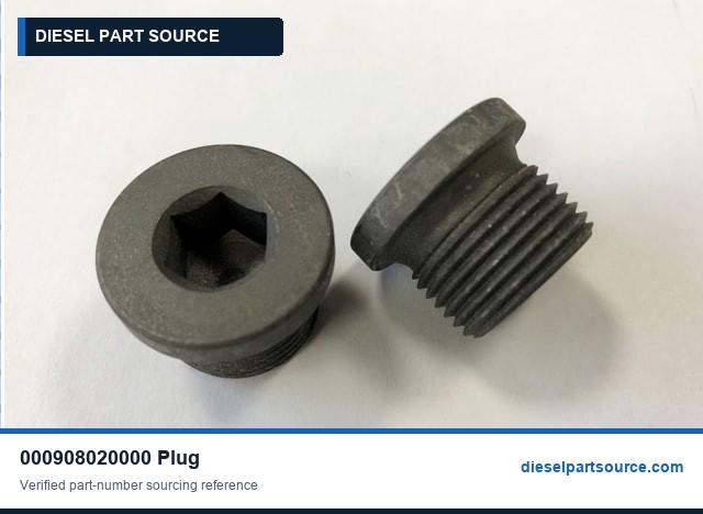 MTU 595 Parts | 000908020000 | PLUG