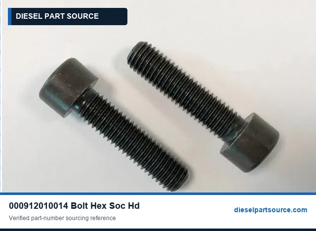 MTU 4000 PARTS | 000912010014 | BOLT HEX SOC HD