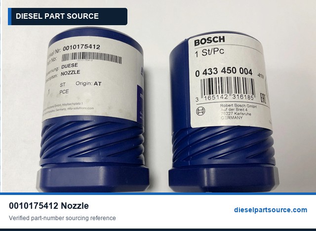 MTU 1163 Parts | 0010175412 | NOZZLE