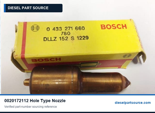 MTU 396 Parts | 0020172112 | HOLE-TYPE NOZZLE