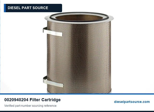 MTU 956/1163 Parts | 0020940204 | FILTER CARTRIDGE