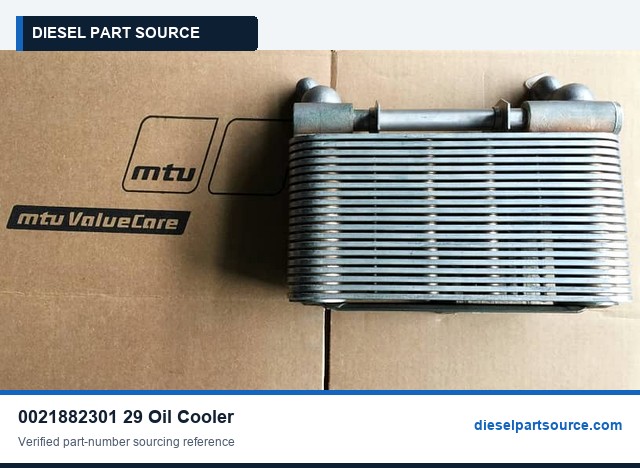 MTU 183 Parts | 0021882301/29 | OIL COOLER