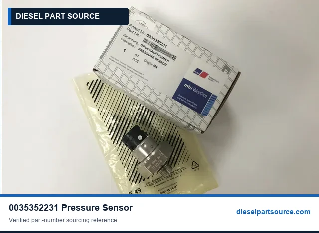 MTU 4000 PARTS | 0035352231 | PRESSURE SENSOR