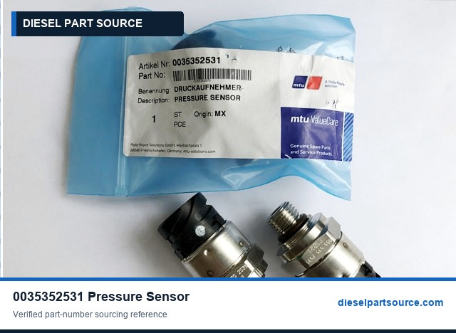 MTU 2000 Parts | 0035352531 | PRESSURE SENSOR