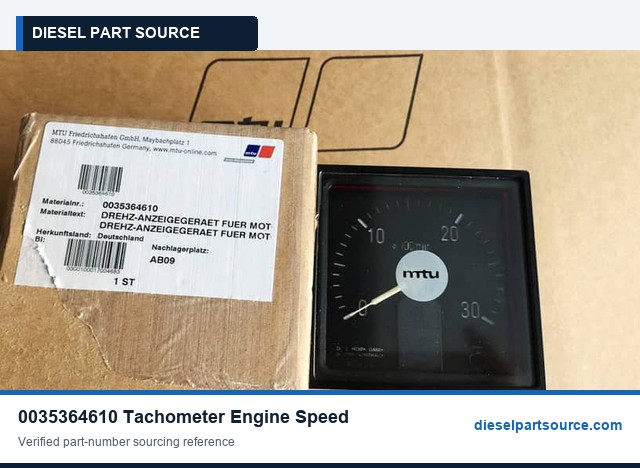 MTU 183 Parts | 0035364610 | TACHOMETER