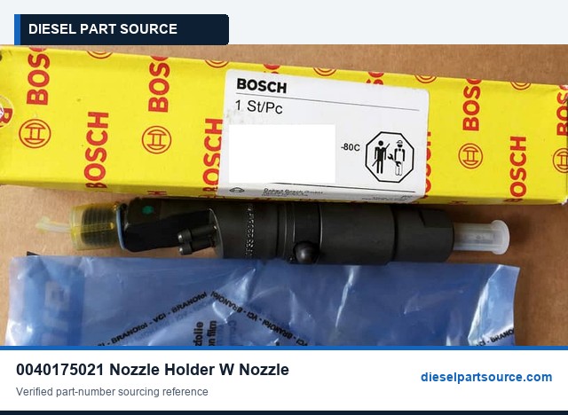 MTU 183 Parts | 0040175021 | NOZZLE HOLDER W/NOZZLE
