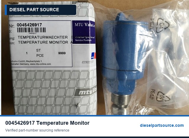 MTU 396 Parts | 0045426917 | TEMPERATURE MONITOR ADJUSTED