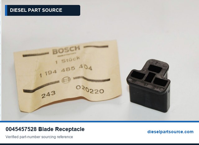 MTU 396 Parts | 0045457528 | BLADE RECEPTACLE