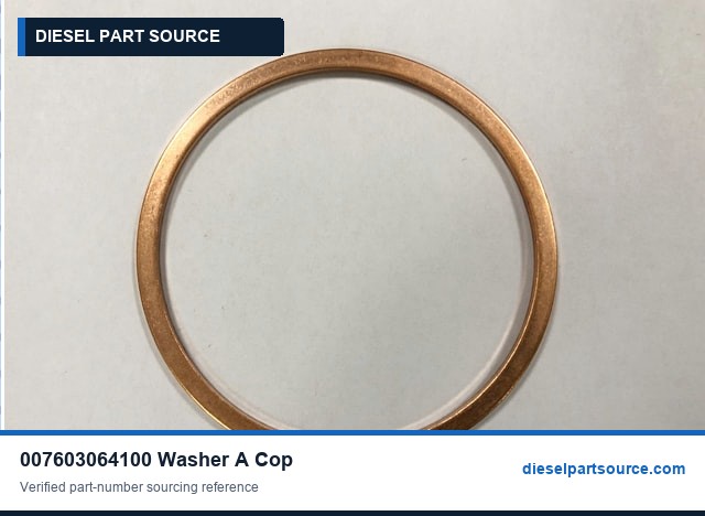 MTU 595 Parts | 007603064100 | WASHER A COP