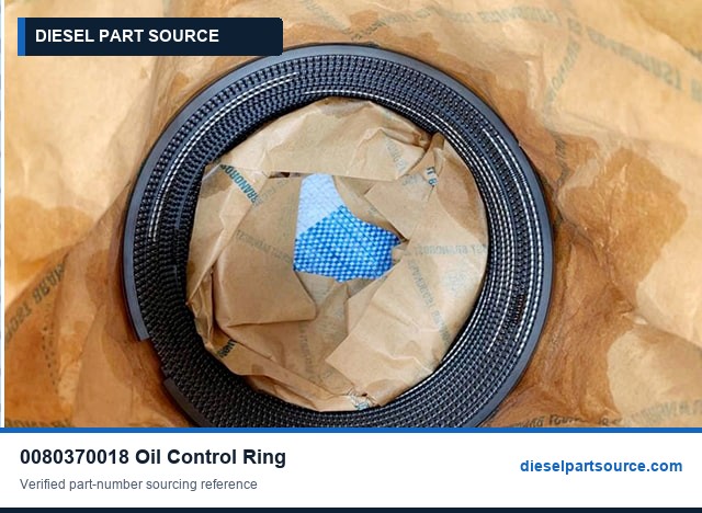 MTU 1163 Parts | 0080370018 | OIL CONTROL RING