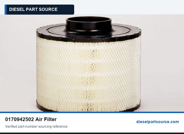 MTU 183 Parts | 0170942502 | AIR FILTER