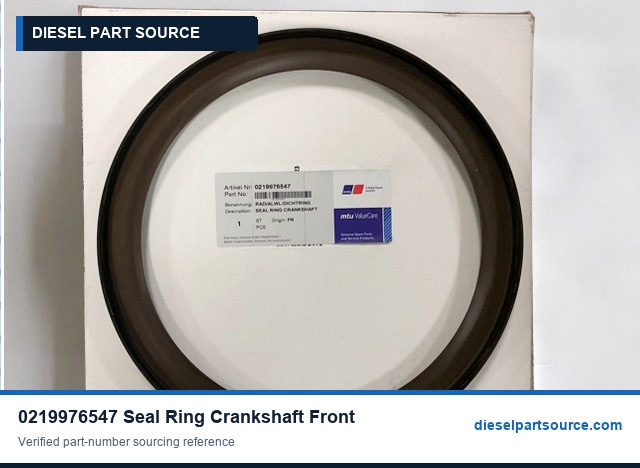 MTU 4000 Parts | 0219976547 | SEAL RING CRANKSHAFT FRONT AUX PTO