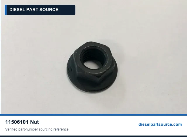 MTU 4000 PARTS | 11506101 | NUT