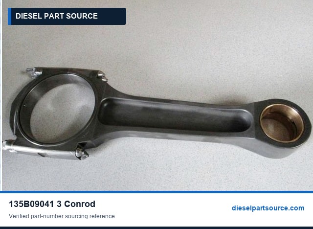 MTU 538 Parts | 135B09041/3 | CONROD