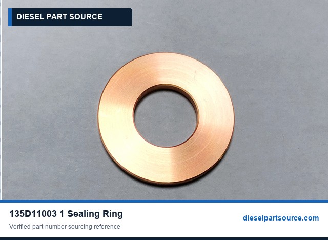 MTU 538 Parts | 135D11003/1 | SEALING RING