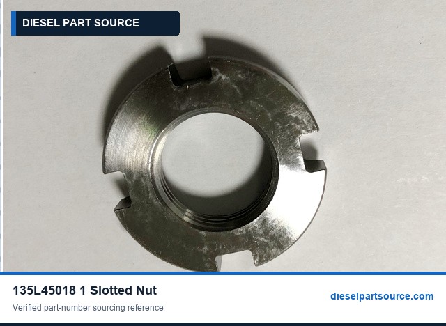 MTU 538 ENGINE PARTS | 135L45018/1 | SLOTTED NUT