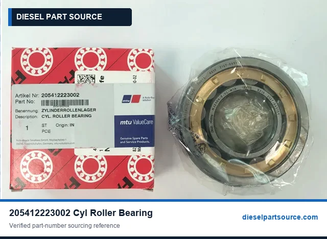 MTU 956/1163 PARTS | 205412223002 | CYL. ROLLER BEARING