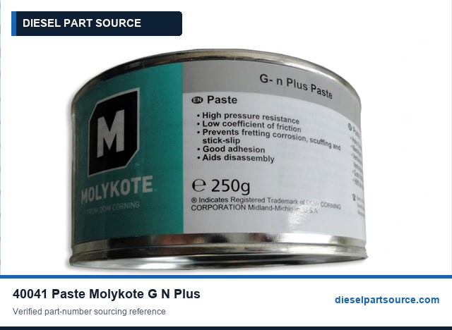 MTU 2000 Parts | 40041 | PASTE MOLYKOTE G-N-PLUS