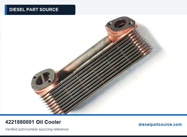 MTU 183 Parts | 4221880001 | OIL COOLER