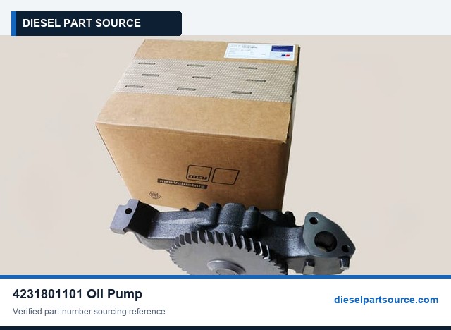 MTU 183 Parts | 4231801101 | OIL PUMP