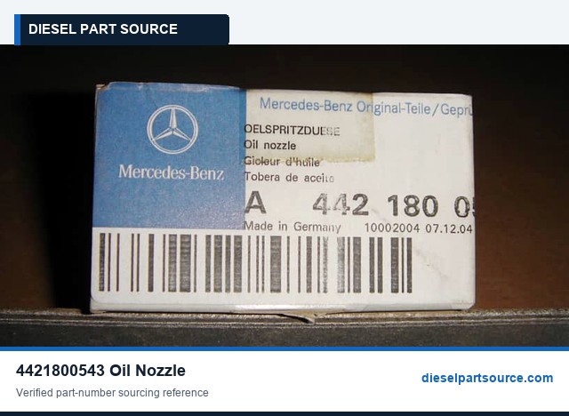 MTU 183 Parts | 4421800543 | OIL NOZZLE