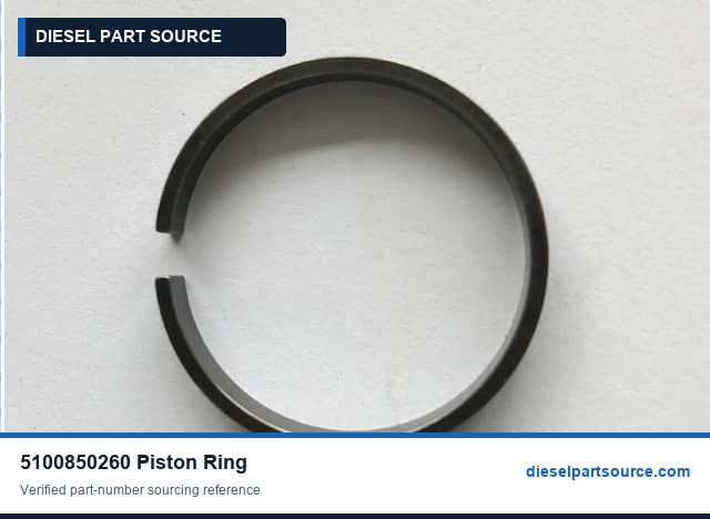 MTU 396 Parts | 5100850260 | PISTON RING