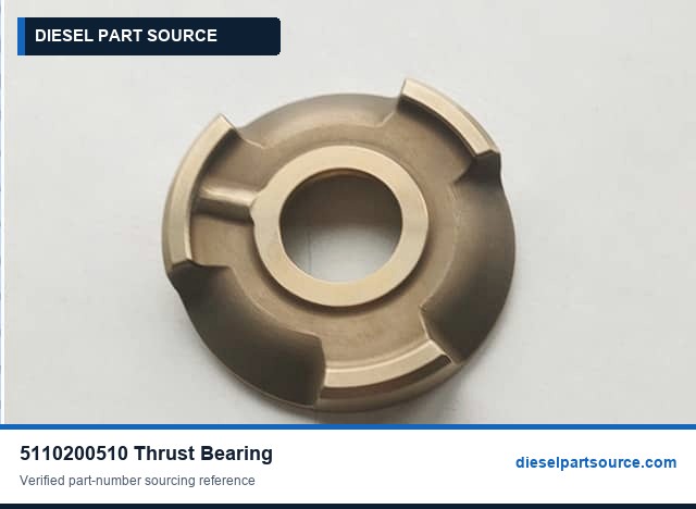 MTU 396 Parts | 5110200510 | THRUST BEARING