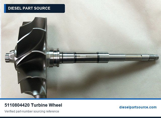 MTU 4000 Parts | 5110804420 | TURBINE WHEEL