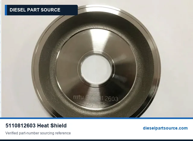 MTU 396 PARTS | 5110812603 | HEAT SHIELD