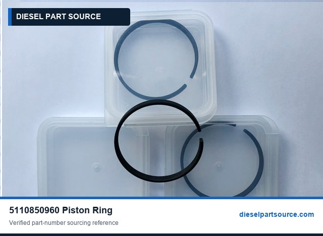 MTU 4000 Parts | 5110850960 | PISTON RING F/TURBOCHARGER