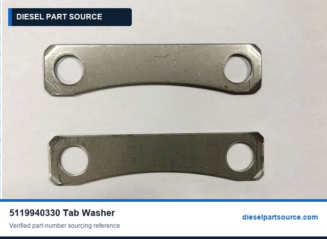 MTU 396 Parts | 5119940330 | TAB WASHER