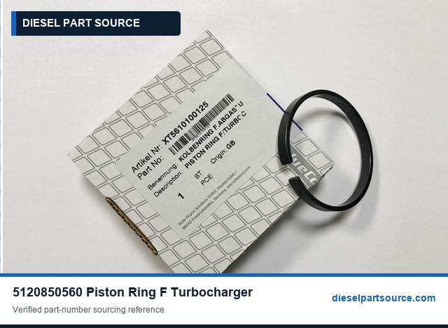 MTU 956/1163 Parts | 5120850560 |PISTON RING F/TURBOCHARGER
