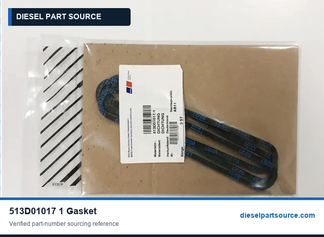 MTU 331 PARTS | 513D01017/1 | GASKET