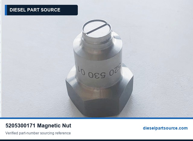 MTU 396 Parts | 5205300171 | MAGNETIC NUT
