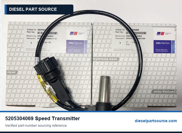MTU 4000 Parts | 5205304069 | SPEED TRANSMITTER