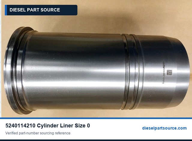 MTU 4000 Parts | 5240114210 | CYLINDER LINER SIZE 0