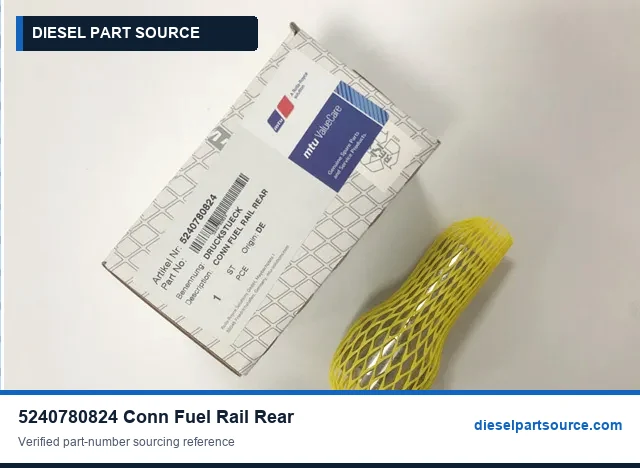 MTU 4000 PARTS | 5240780824 | CONN FUEL RAIL REAR