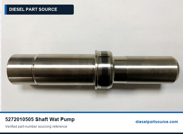 MTU 4000 Parts | 5272010505 | SHAFT WAT PUMP HT CO OLING CIRCUT